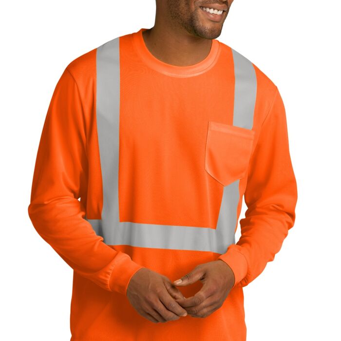 Ansi 107 Class 2 Mesh Long Sleeve Tee Thumbnail